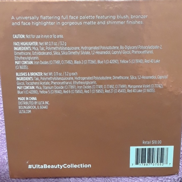 Ulta beauty Sunset Vibes Face Palette - Picture 2 of 3